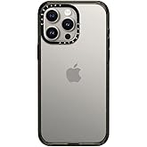CASETiFY Impact Case for iPhone 15 Pro Max [4X Military Grade Drop Tested / 8.2ft Drop Protection] - Clear Black