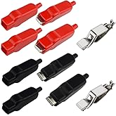 WMYCONGCONG 10 PCS Insulated Alligator Clips Electric Test Clips Alligator Clamp for Car Auto Vehicle, Black Red
