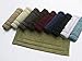 Chardin Home - 100% Cotton two Piece Classicc Bath Rug Set, (21''x34'' & 17''x24'') with anti-skid spray latex back, Black