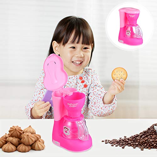 Toyvian Kinderküche So Tun Als Würde Sie Spielzeug Spielen Kaffeemaschine Maschine Fördert Einfallsreiche Spielküche… – Bild 8