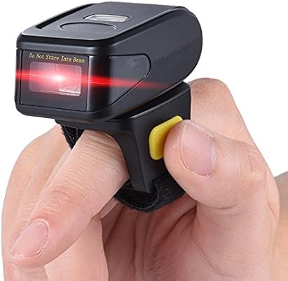 Aibecy Portatil Dedo Del Anillo Inalambrico 1d Escaner De Codigo