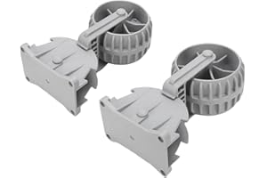 LiebeWH Inflatable Boat Launching Wheels, Engineering Plastic Dinghy Towing Wheels with 3 Gear Locking for Kayak Canoe Under 