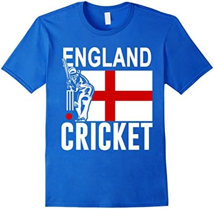 Mens England Cricket tShirt 2XL Royal Blue