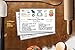 Neatz Chef's Recipe Cards - 50 Double Sided Cards, 4x6 inches. Thick Card Stock