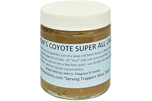 LENON LURES Lenon's Coyote Super All Call Coyote Lure 8 oz Jar Long Liner Trapper Special