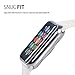 Watch Tempered Glass Screen Protector CASE Compatible with 38mm Apple Watch Case,2win2buy Ultra Thin 9H Hardness [Full Coverage] Electroplate Screen Protector with Metal Bumper Sliver