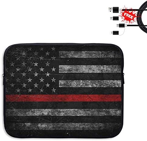 KDCZYLCA Firefighter Multi-Functional Briefcase Bag for MacBook Air | Surface Laptop | Dell | HP | Acer - 13 in