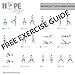 Hope Fitness Gear Resistance Bands Set - 5 Booty & Loop Bands with Carry Bag & Exercise Guide