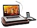 GAOAG Sofia + Sam Multi Tasking Memory Foam Lap Desk with USB Light (Wood Top) | Supports Laptops Up To 15 Inches