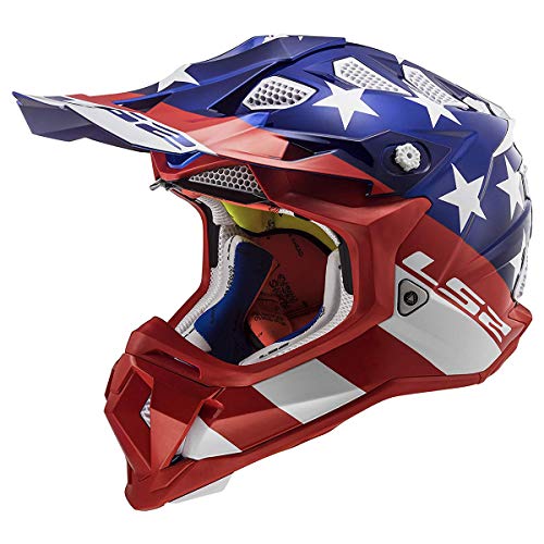 LS2 Helmets MX-Off Road Subverter Helmet (Krome Glory X-Small