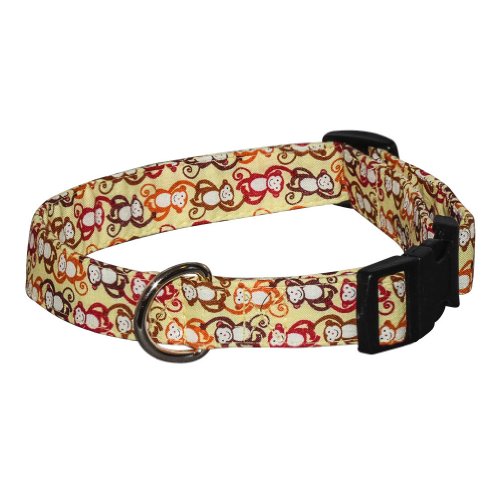 Elmo's Closet Barrel of Monkeys Dog Collar (Large)