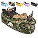 KyRush It Inflatable Lounger air couch chair sofa pouch | Lazy hammock blow up bag | Lounge outdoor at the beach or camping | Lay loungers chairs are the best outdoor wind hammocks around