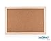MONOINSIDE Small Wood Framed Cork Bulletin Board, Wall Mountable Push Pin Notice Board for Offices, Schools and Classrooms, 12” x 8” Inches