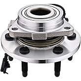 Front Wheel Hub Bearing Assembly 4WD 6-Lugs 515096 Compatible with Chevy Tahoe Silverado 1500 Avalanche Suburban, Cadillac Escalade, GMC Yukon Sierra w/ABS (1)