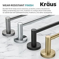 Kraus Elie Bathroom Robe and Towel Rack with 2