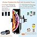 VANMASS Wireless Car Charger Mount, Automatic Clamping Gravity Sensor Car Phone Mount, 10W 7.5W Qi Fast Charging Air Vent Phone Holder Compatible with S10 S9 Note 10 9, Phone 11 Pro Max Xs XR X 8