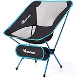MOON LENCE Outdoor Ultralight Portable Folding Chairs with Carry Bag Heavy Duty 242lbs Capacity Camping Folding Chairs Beach Chairs …