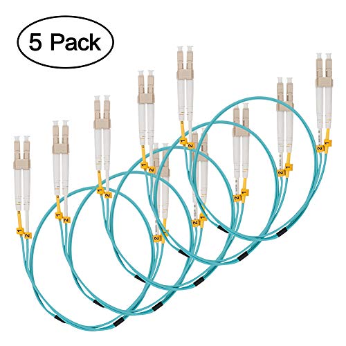 image for Fiber Patch Cable, VANDESAIL 10G Gigabit Fiber Optic Cables with LC to