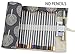 Hz.Codelo Canvas Pencil Wrap Roll up Case Hold for 72 Colored Pencils, Travel Carrying Organizer Holder,Great for Kids Adult Coloring Book - ArtTrees(NO PENCILS included)