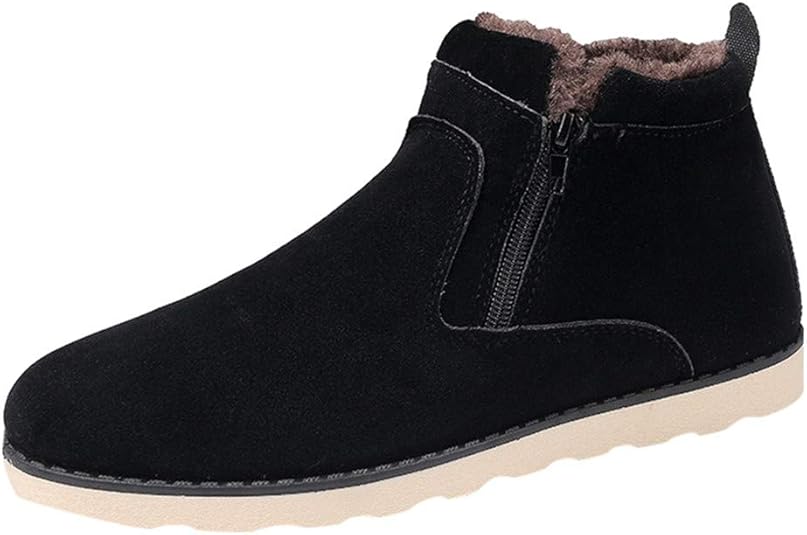 MAYOGO Schneeschuhe Herren Wasserdicht Winterstiefel mit Reißverschluss ...