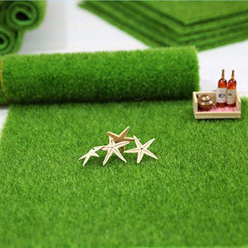 image for Binory Mini Artificial Moss Lawn for 1/12 Dollhouse Furniture,Fashion 