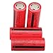 Pack of 4 6800mAh 3.7 Volt 26650 Battery Rechargeable Li-ion High Drain Battery for Flashlight