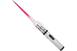 HONHAHEI Large Torch Lighter, Windproof Butane Lighters with Flame Adjustable, Refillable, Jet Flame, Flame Switch Lock, Cool Lighter for Men.(Butane Not Include)