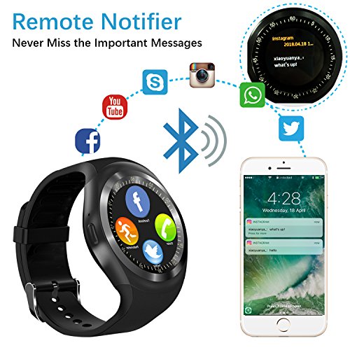 image for iCooLive Smart Watch with bluetooth for Men Women Sport Fitness Tracke