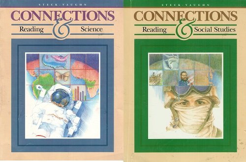 2 Volume Set of Steck-Vaugh Connections: 1) Reading & Science 2) Reading & Social Studies