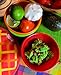 IMUSA USA Plastic Salsa Dishes 3-Piece, Red, Orange, Green