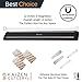Kaizen Cutlery Magnetic Knife Strip For Refrigerator With Adhesive Backing, 13 Inch Magnetic Knife Holder and Storage, Multi Purpose Functionality Knife Magnet