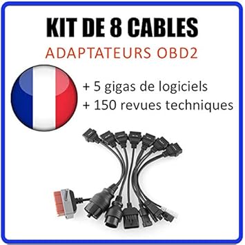 MISTER DIAGNOSTIC OBD2 Kabel-Adapter-Set, 8-teilig