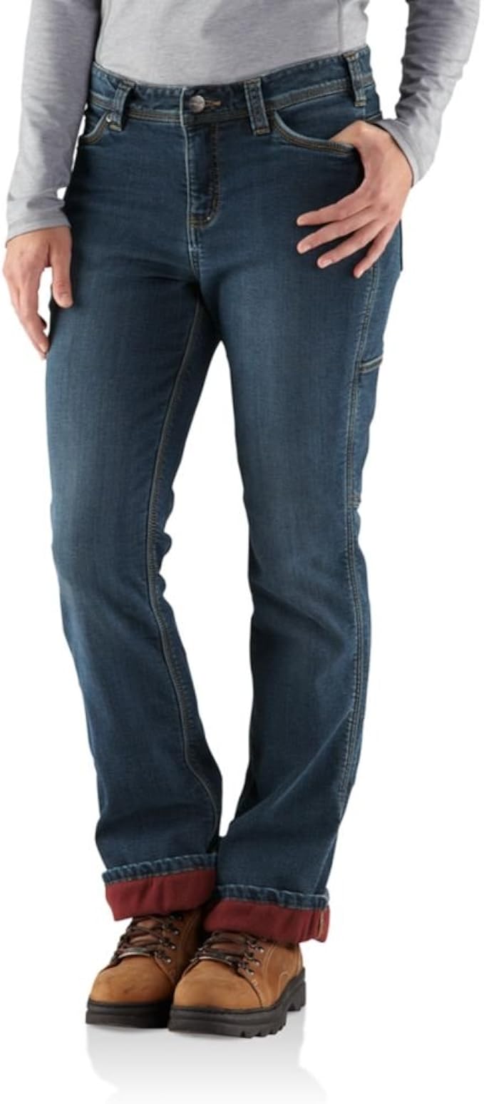 fleece lined jeans womens tall