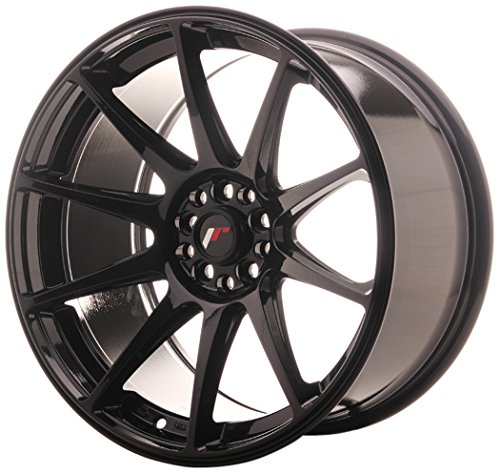 JAPAN Racing JR11 Glossy Bla 9.5 x 18 eT30 5 x 100/108 jantes en alliage