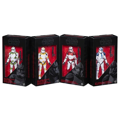 Star wars the black series clone troopers of order 66 6-inch acti…