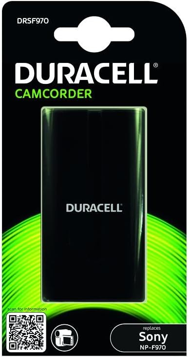 Duracell DRSF970 Li-ion Camcorder Battery for Sony NP-F930, Black