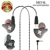 Cords Earbuds Athletic Ear buds Wired Stereo in Ear Headphones with Case, Noise Isolating, HiFi Heavy Bass, Ergonomic Canal Earphones for DJ Outdoor Gym Running Sport Workout Exercise ps vita, Silver