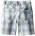 Calvin Klein Little Boys' Logo T-Shirt and Flat-Front Plaid Short Two-Piece Set