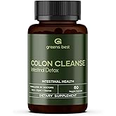 GREEN'S BEST Colon Cleanse Capsules – Advanced Digestive Support & Natural Detox – with Probiotics, Senna, Aloe Ferox & Fiber for Gut Health & Regularity – 60 Veggie Capsules