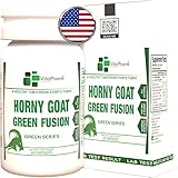 * HORNY GOAT WEED FUSION ,For Men & Women - Top Rated, Libido Booster - 1000mg Epimedium with Icariins - Horny Goat Weed With Maca - Horny Goat Weed Extract,Panax Ginseng Powder