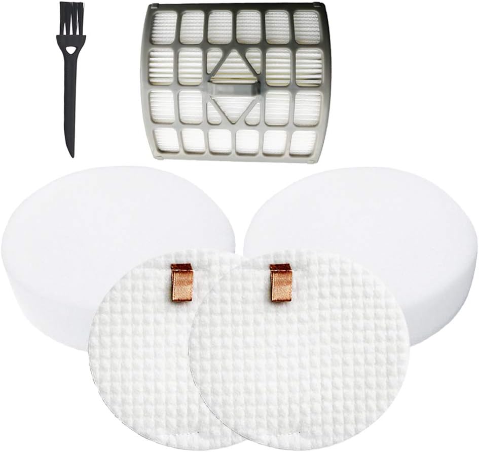 2 Foam & Felt + 1 Hepa Filters for Shark Rotator Slim-Light Lift-Away Upright Vacuum NV341 NV341Q Filter Kit Replacement Part 1229FC340 XHF340 -