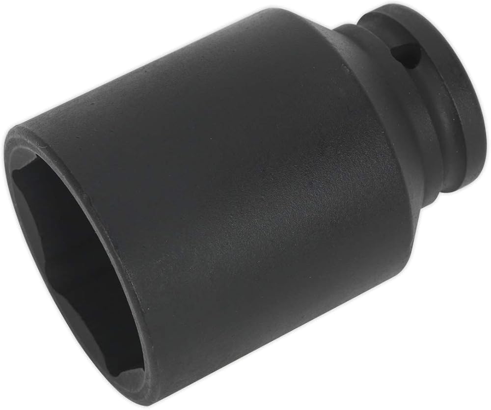 Sealey Sx007 41mm Deep Impact Socket 1/2 Square Drive Chrome Vanadium Steel