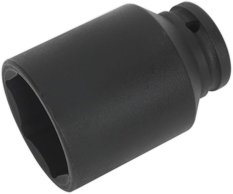 Sealey Sx007 41mm Deep Impact Socket 1/2 Square Drive Chrome Vanadium Steel