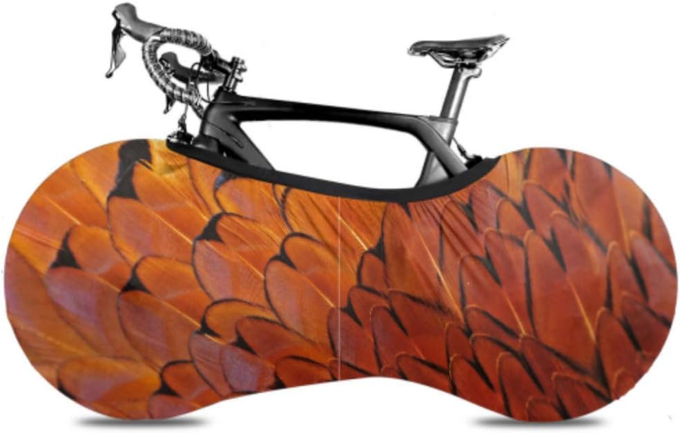 VvxXvx Beautiful Pheasant Feather Bicycle Protective Cover