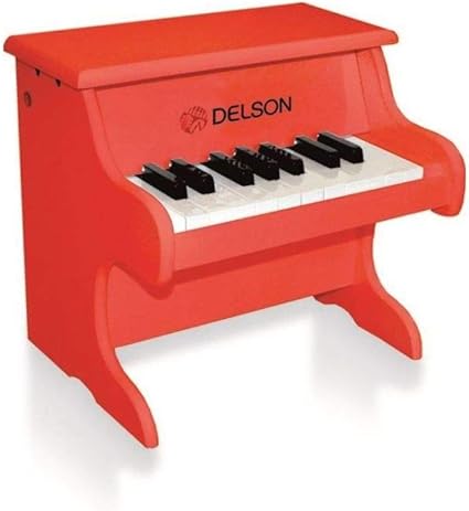 Delson 1822R - Piano para bebés y niños pequeños, color rojo ...