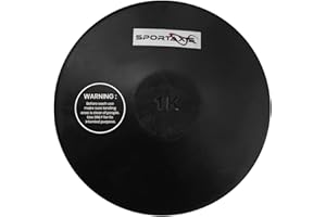 SPORTAXIS Rubber Discus Throw - Solid Rubber Construction - Ideal for Track and Field Training - Enhance Your Discus Throwing Skills – Ideal for High School & College Throwers
