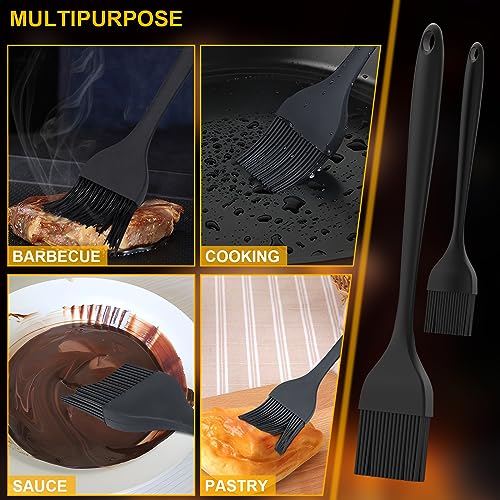 DE LINKAGE Silicone Basting Pastry Brush, Heat Resistant Cooking Brush