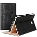 ProCase Galaxy Tab A 7.0 2016 Case T280 T285, Stand Folio Case Cover for Galaxy Tab A 7.0 SM-T280 SM-T285 Tablet, with Multiple Viewing Angles, Document Card Pocket (Black)