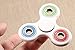 Tri-spinner Finger Fidget Toys Plastic EDC Hand Spinner Stress Reducer Autism ADHD Anxiety Relief Focus Toy for Kids & Adults (Plastic White)
