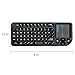 LotFancy 2.4G Wireless Mini Keyboard Mouse Touchpad Combo for PC/Tablet/Laptop/Android TV Box/Smart TV/Google TV Box/Xbox 360/PS3/HTPC IPTV, Small Handheld Portable QWERTY Keyboard